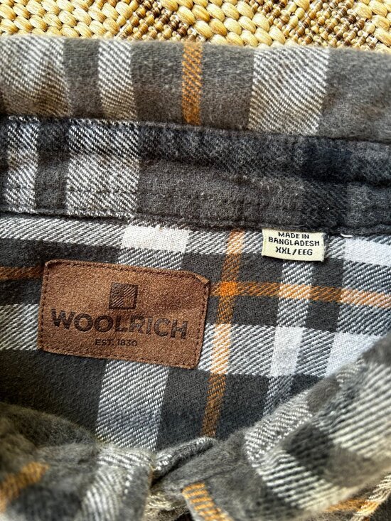 Mens Woolrich Flannel Shirt Size XXL - Picture 4 of 11